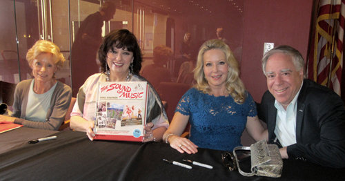 Charmian, Angela, Kym, Fred Bronson - Egyptian Theatre - The Sound of Music Family Scrapbook LA. CA. 2012