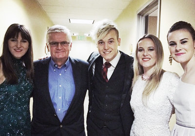 Duane with Pink Martini at the Sound of Music Sing-A-Long, Seattle, WA