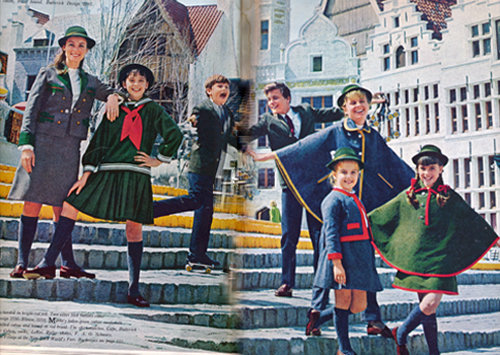 The SOM 7 model The Sound of Music Butterick Patterns 1966