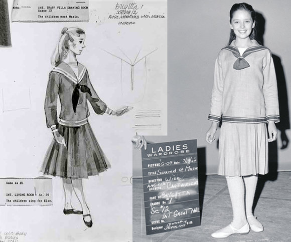 Brigitta sketch and continuity photo - 1964