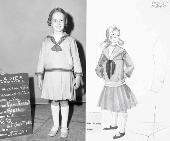 Gretl sketch and continuity photo - 1964