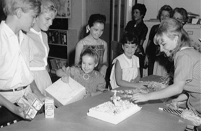 Kym's Birthday on the set August 4, 1964