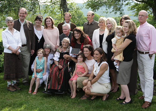 The real and faux von Trapp Family reunion - Trapp Lodge - Stowe, Vermont 2009