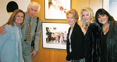 The Academy with photographer Douglas Kirkland in front of his iconic Sound of Music photograph - LA.C 2009