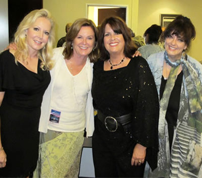 Kym, Heather, Debbie and Angela Hollywood Bowl - Sound of Music Sing-A-Long 2011