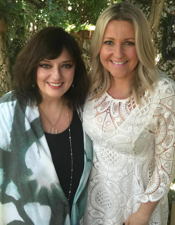 Angela & Angela Bishop from Channel 10 Australia