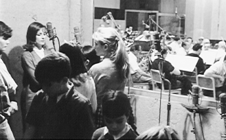 Recording the audio musical tracks.