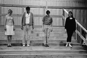 Learning the steps in rehearsal.