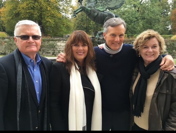 The opening of the Sound of Music Trail outside Werfen Castle, Austria 50th Anniversary
