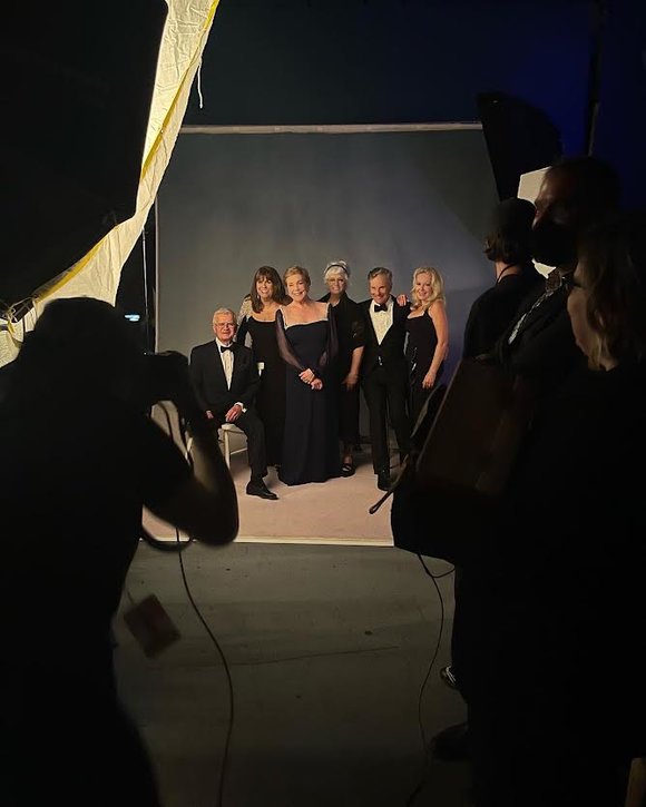 With the amazing Julie Andrews backstage after her Lifetime Achievement Award