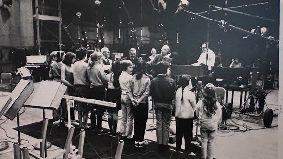 Recording the audio musical tracks for the Sound of Music album