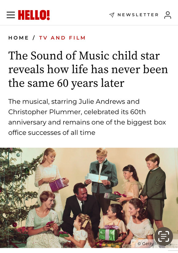 Hello Magazine - Nicholas Hammond