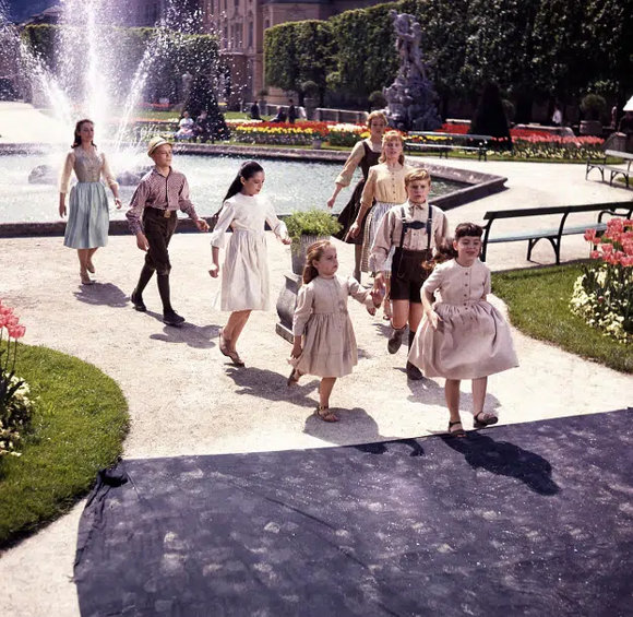 Mirabell Gardens famous fountain